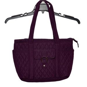 Purple Shoulder Bag and Wallet